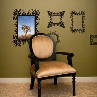 antique frames wall sticker set by spin collective