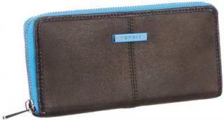 ESPRIT Esprit Portemonnaie P15015, Damen Geldbrsen, Braun (Choc Brown 248), 20x10x1 cm (B x H x T) Schuhe & Handtaschen