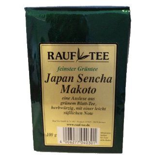 Rauf Tee Grner Tee  Japan Sencha Makoto  2x100g Lebensmittel & Getrnke