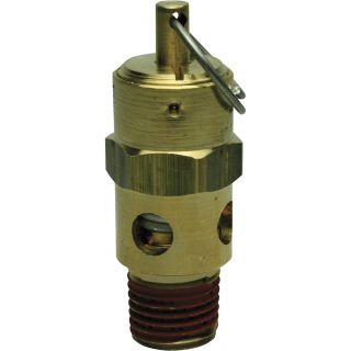 Midwest Control ASME Safety Valve — 1/4in., 150 PSI, Model# ST25-1A150  Air Compressor Valves