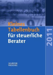 Kleines Tabellenbuch fr steuerliche Berater 2011 Katharina Jenak, Eberhard Rick, Wilfried Braun Bücher