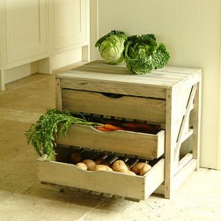 rustic vegetable store by garden trading