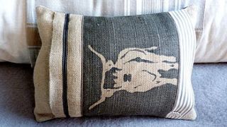 highland cow cushion by helkatdesign