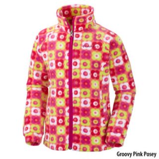 Columbia Toddler Girls Benton Springs Printed Full Zip Fleece Jacket 725154