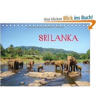 Sri Lanka Tischkalender 2014 DIN A5 quer  Wunderbare Impressionen von der Insel im Indischen Ozean Tischkalender, 14 Seiten Clemens Rasch Bücher