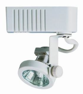 Cal Lighting HT 251 WH 75W Frosted White 1 Light Adjustable 75 Watt Low Voltage Track Head for HT Series Track Systems    