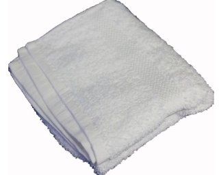 Stay Bright Combed Cotton Hand Towel   White  