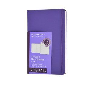 Moleskine Drehbarer Kalender 18 Monate 2013 2014 / Large / Fester Einband / Violett Planners & Datebooks Moleskine Fremdsprachige Bücher