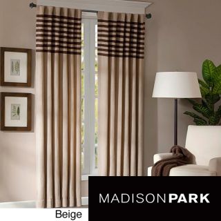 Madison Park Dune Microsuede Curtain Panel Pair