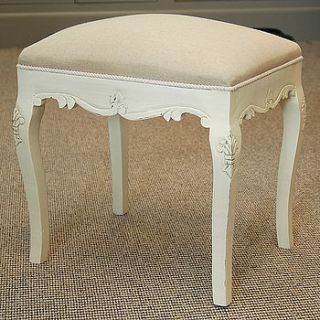 upholstered bedroom stool by alphabet interiors