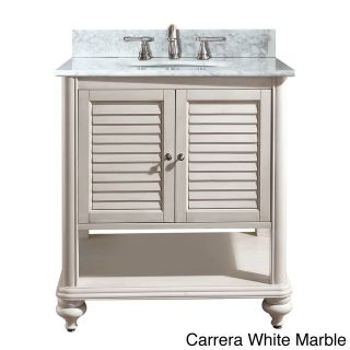 Avanity Tropica 24 inch Single Vanity In Antique White Finish With Sink And Top