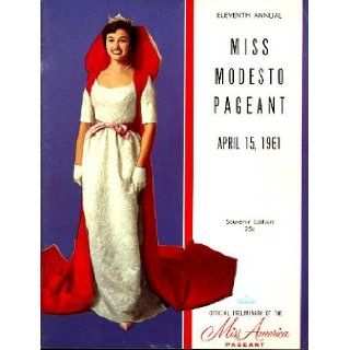 Miss Modesto Pageant Program (1961 Miss America Preliminary) Nancy Anne Fleming Cover Miss America Pageant Books