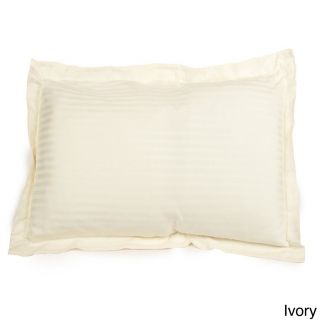 Home City Inc Egyptian Cotton 650 Thread Count Stripe Pillow Shams (set Of 2) Off White Size King