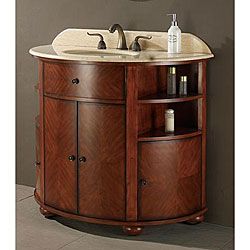 None Avanity Oxford 28 inch Single Vanity In Dark Oak Finish With Sink And Top White Size Single Vanities