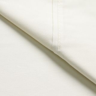 Luxor Treasures Egyptian Cotton 530 Thread Count Solid Pillowcase Set Off White Size Standard