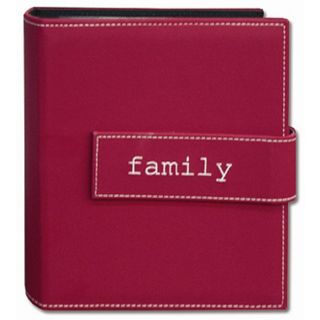 Pioneer Photo Pink 4x6 Hook and loop Strap Photo Albums (pack Of Two)