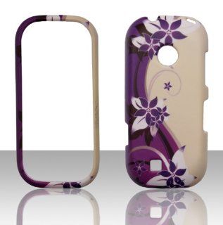 Purple Vines LG Cosmos 2 II VN251 Verizon Case Cover Phone Snap on Cover Case Faceplates Cell Phones & Accessories