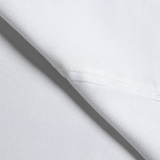 Elite Home Products Wrinkle Resistant All Cotton Sheet Set White Size Twin