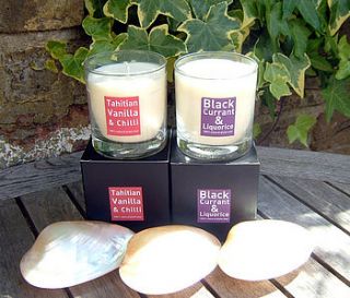 natural wax candle   blackcurrant & liquorice by nazareth gifts