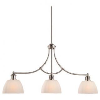 Sea Gull 66474 962 7 1/2 Inch Century Pendant Light with White Shade, Brushed Nickel   Ceiling Pendant Fixtures  