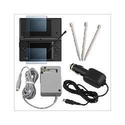 Charger, Screen Protector and Stylus for Nintendo Dsi Hardware & Accessories