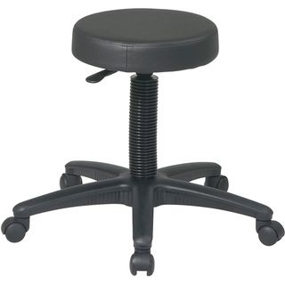 Office Star Products Work Smart Backless Drafting Stool With Nylon Base