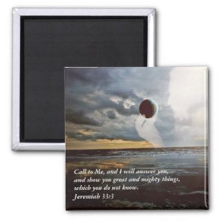Call to Me ~ Christian Bible Verse Encouragment Fridge Magnets