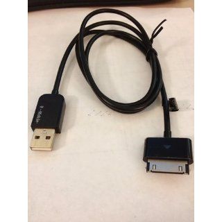 Original Genuine OEM Data Sync Transfer Charging USB Cable Cord FOR Samsung GT P1000 Galaxy Tab 10 8.9 Black Cell Phones & Accessories