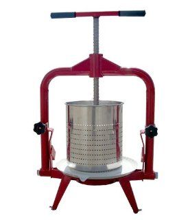 TSM 14 Liter Deluxe Stainless Steel Fruit and Wine Press Kitchen & Dining