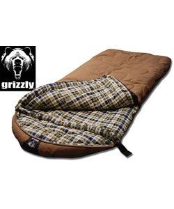 Grizzly +25 Degree Canvas Sleeping Bag With Hyperloft Insulation