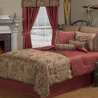 Victor Mill Mesquite Queen size 4 piece Comforter Set Multi color Size Queen