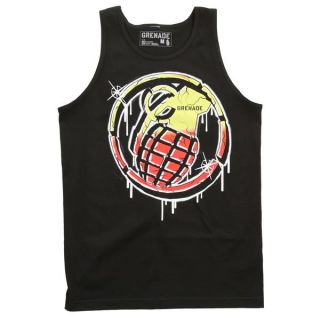 Grenade Graffiti Stenz Tank Black