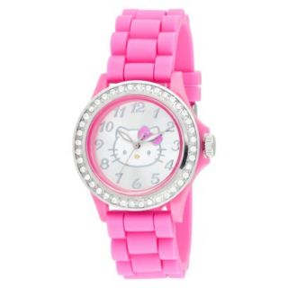 Hello Kitty Analog Watch with Pink Plastic Case