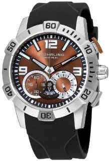 Stuhrling Original Men's 265A.331659 Leisure Gen Y Sport Quartz Chronograph Brown Watch Watches