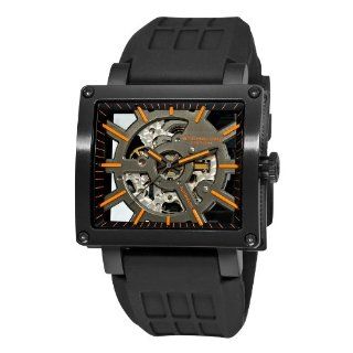 Stuhrling Original Men's 257R.335657 Wild Axis Automatic Skeleton Black Watch Watches
