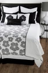 Rizzy Home Rizzy Home Ren King size 10 piece Duvet Cover Set With Insert Black Size King