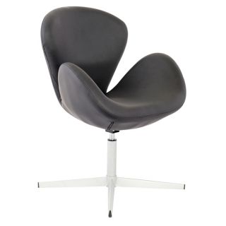 Swan Black Leatherette Adjustable Chair