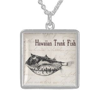 Vintage 1800s Hawaiian Trunk Fish Illustration Custom Jewelry