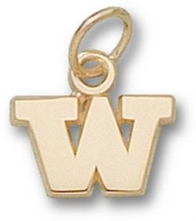 Washington Huskies "W" 1/4" Lapel Pin   Sterling Silver Jewelry Clothing