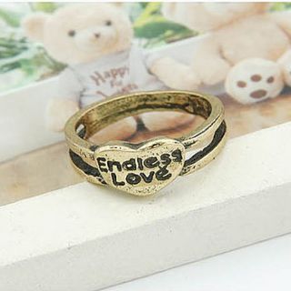 endless love heart ring by junk jewels