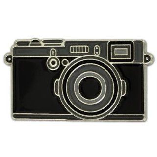 Black Camera Silver Plated Lapel Pin Photography Student Gift 1" Jewelry