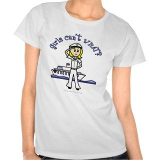 Light Female Captain Tee Shirt