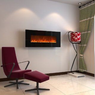 Shop 'Edith' Wall Mounted 50" Electric Fireplace at the  Home Dcor Store. Find the latest styles with the lowest prices from Luxo