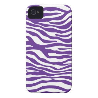 Purple Zebra Animal Print Trendy iPhone 4/4s iPhone 4 Case Mate Cases