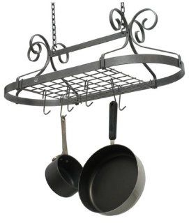 Shop Decor Oval Ceiling Mount Pot Rack Knock Down Version at the  Home Dcor Store
