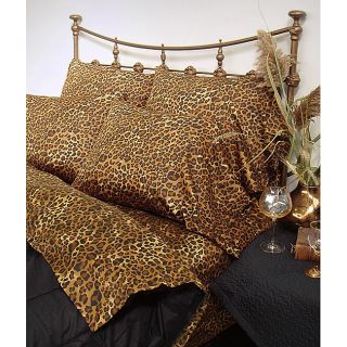Scent Sation Wildlife Leopard Queen size Sheet Set Brown Size Queen