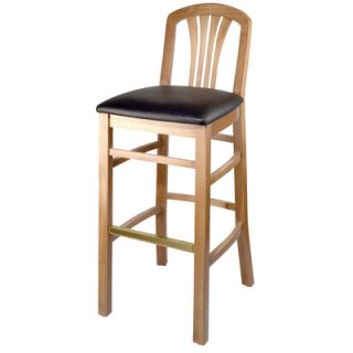 Holsag Alex 24 Bar Stool  Custom Chair (25+ Finishes / 80+ Fabrics) Finish 