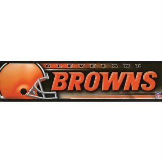 Cleveland Browns   Helmet & Name Bumper Sticker Sports & Outdoors