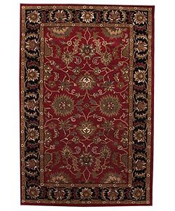 Hand tufted Tarana Red Wool Rug (8 X 106)