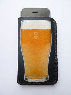 pint of beer phone case by crank